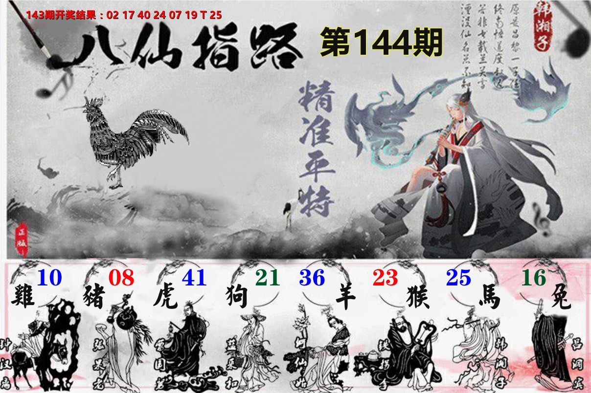 八仙指路 第144期
