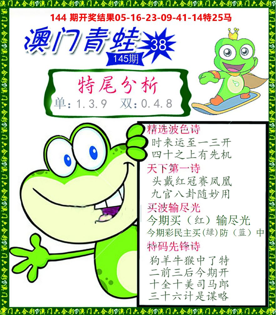青蛙系列38 第145期