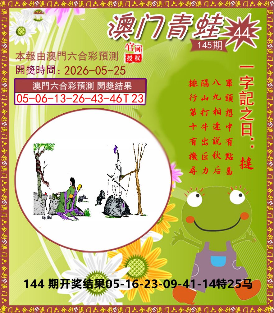 青蛙系列44 第145期