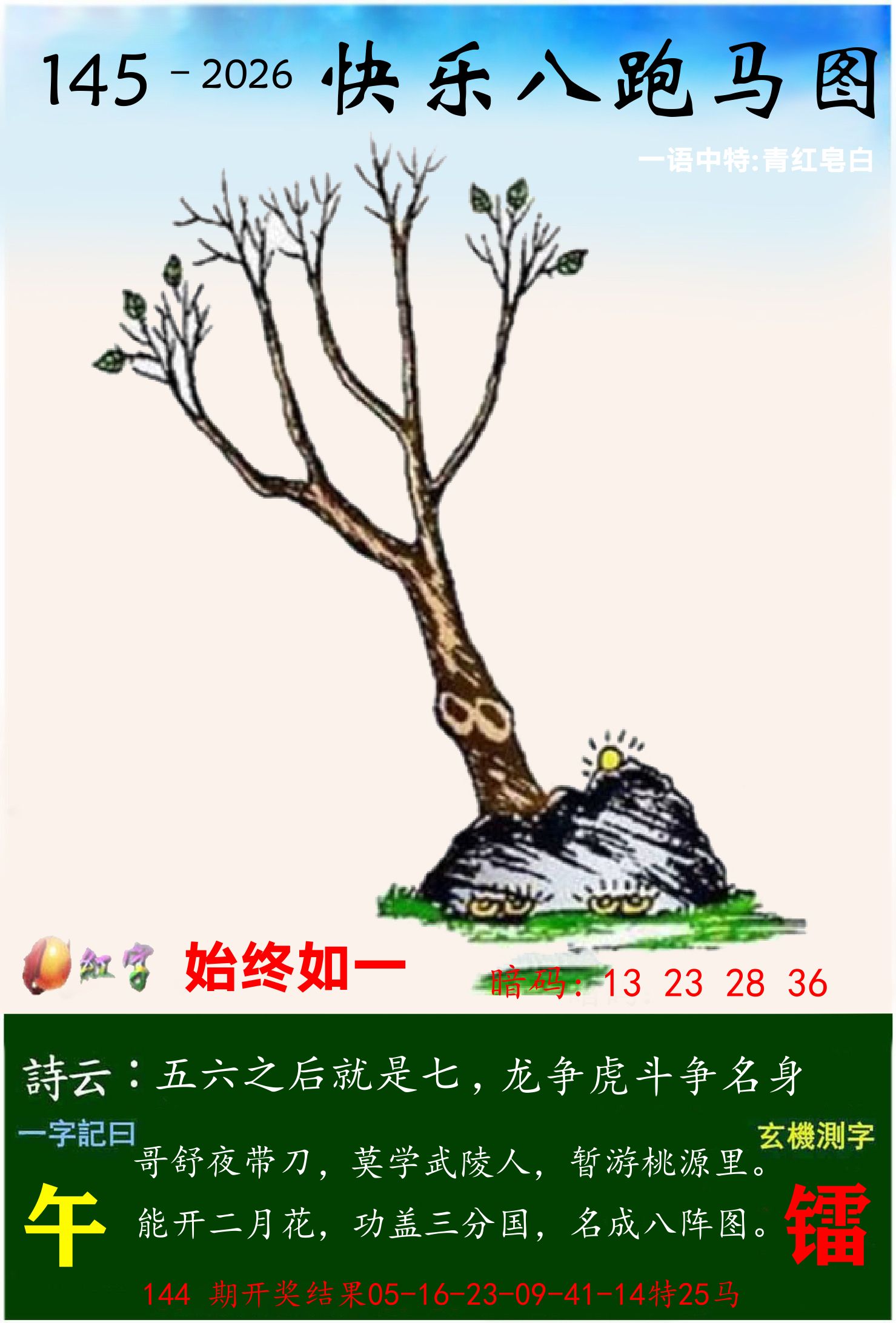 澳门跑马 第145期