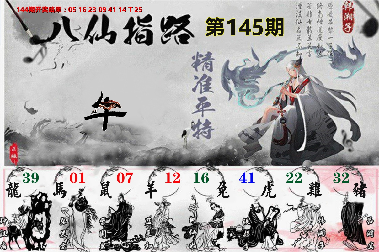 八仙指路 第145期