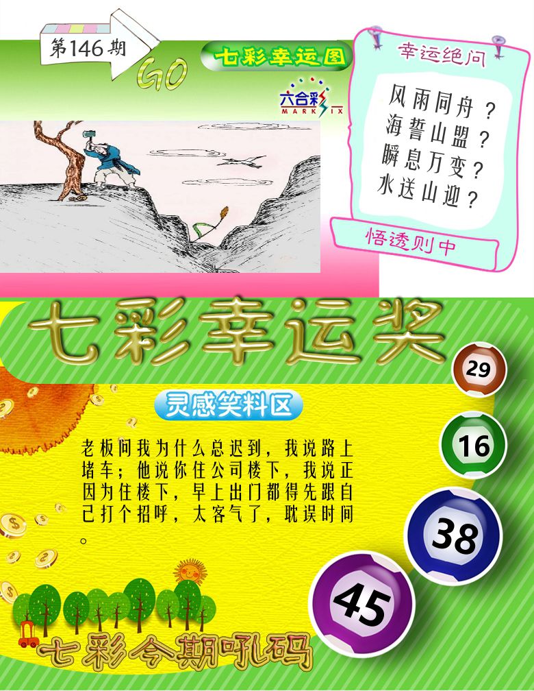 七彩幸运奖 第146期