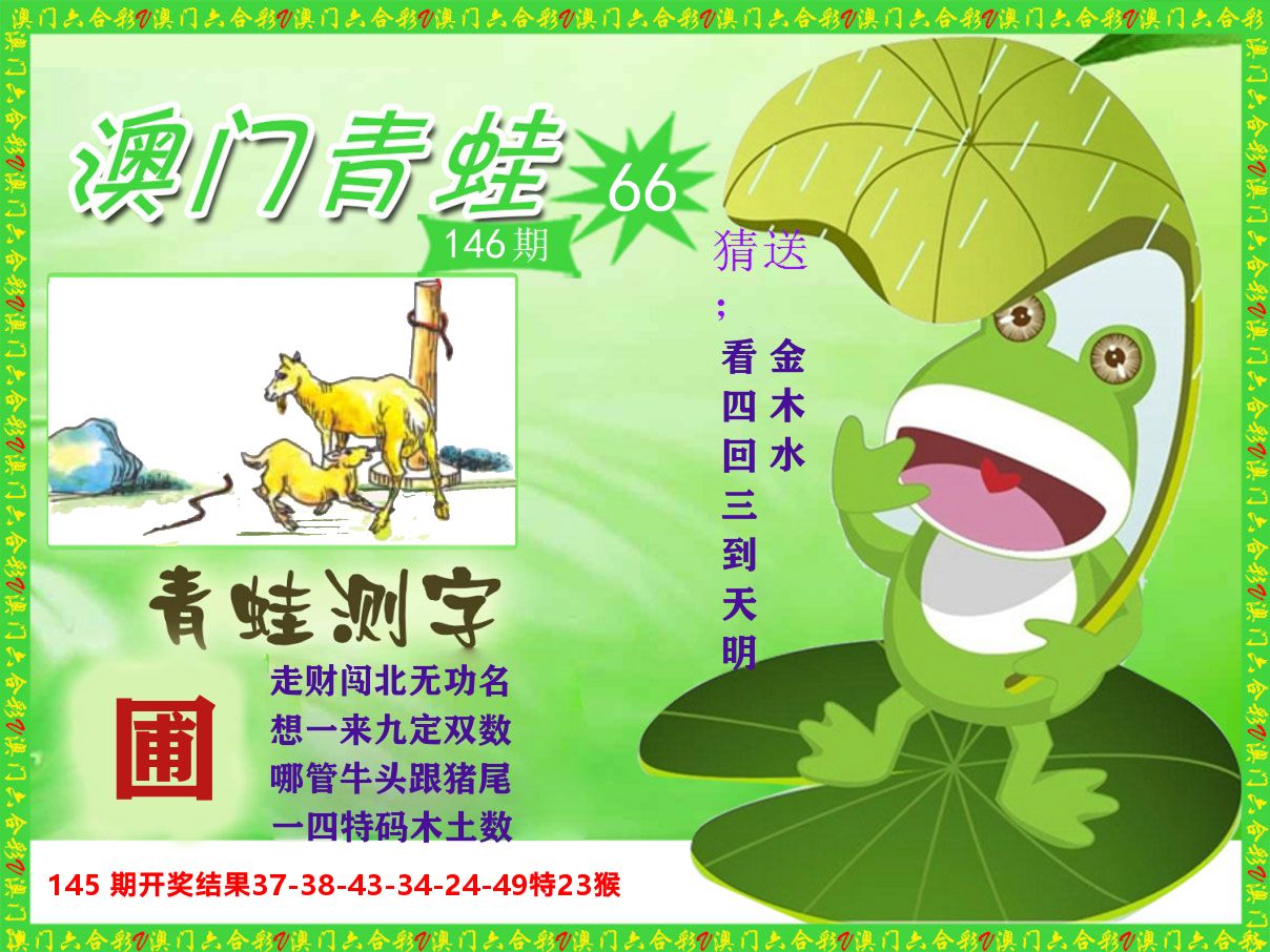青蛙系列66 第146期