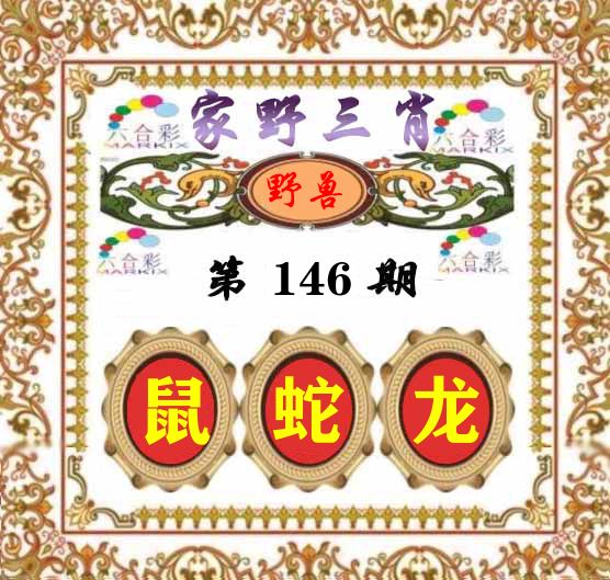 家野三肖 第146期