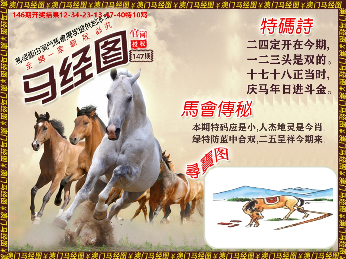 马经系列 第147期