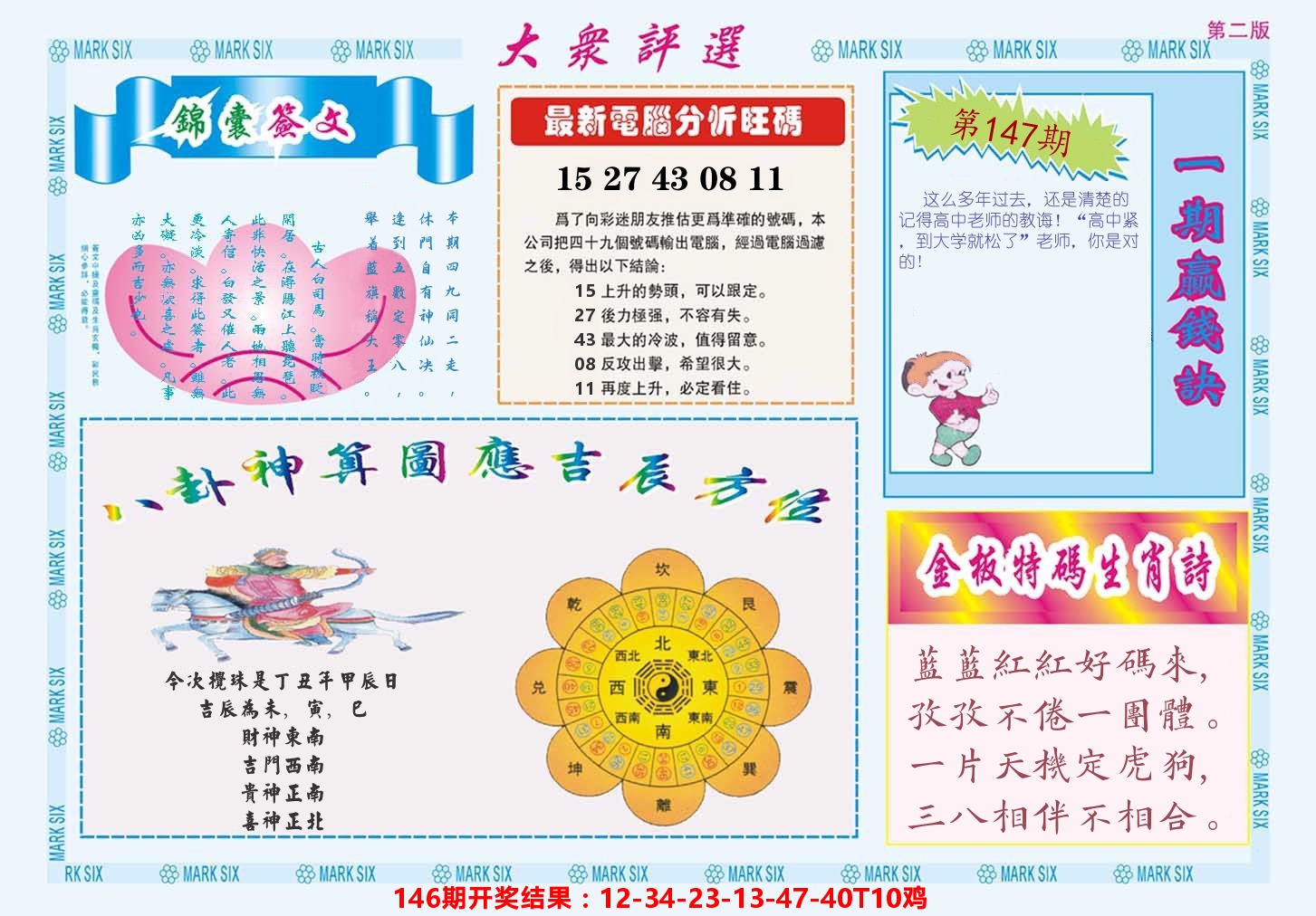 澳门大众评选B 第147期