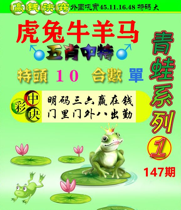 青蛙彩图 第147期