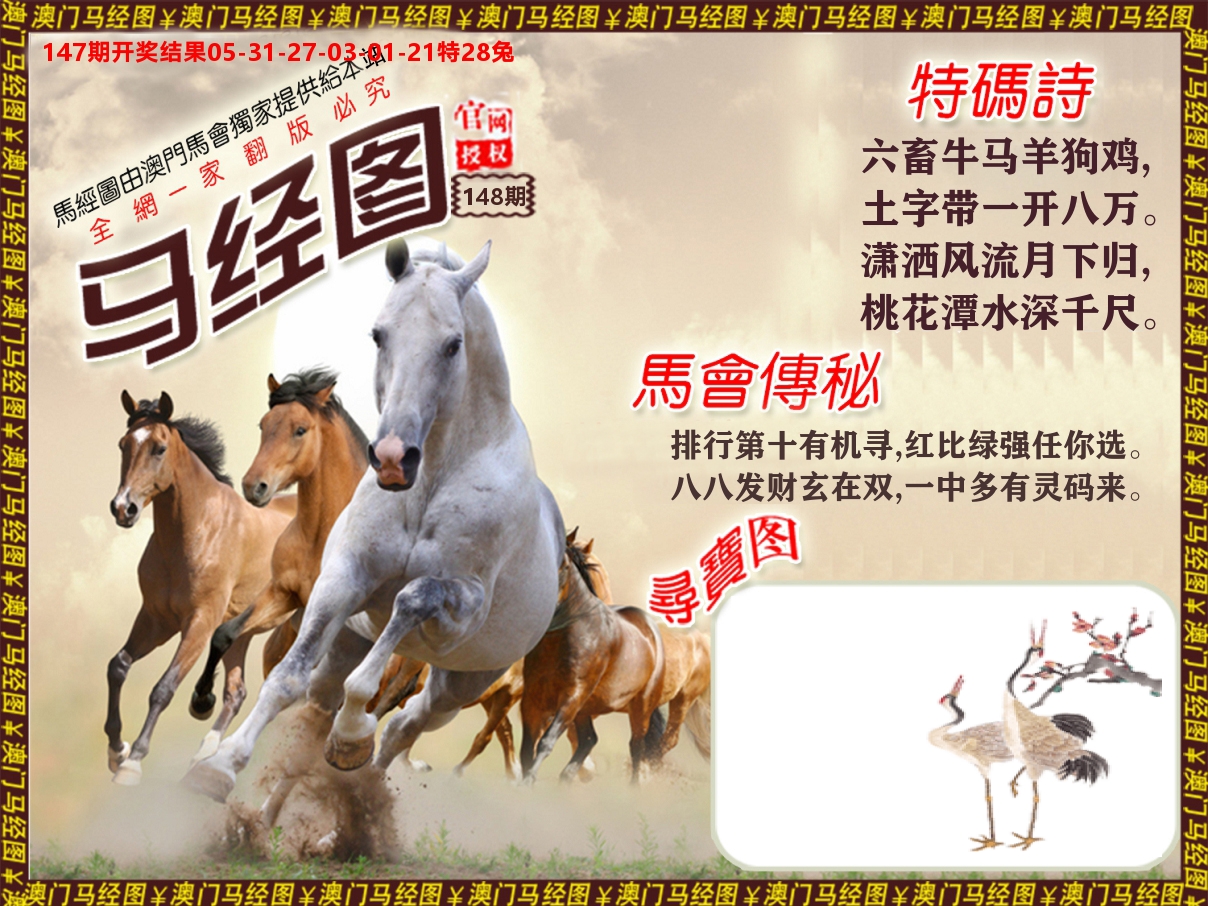 马经系列 第148期
