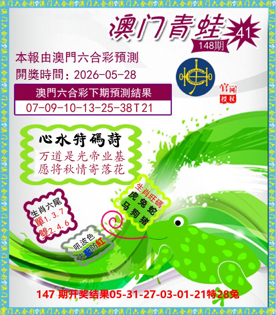 青蛙系列41 第148期