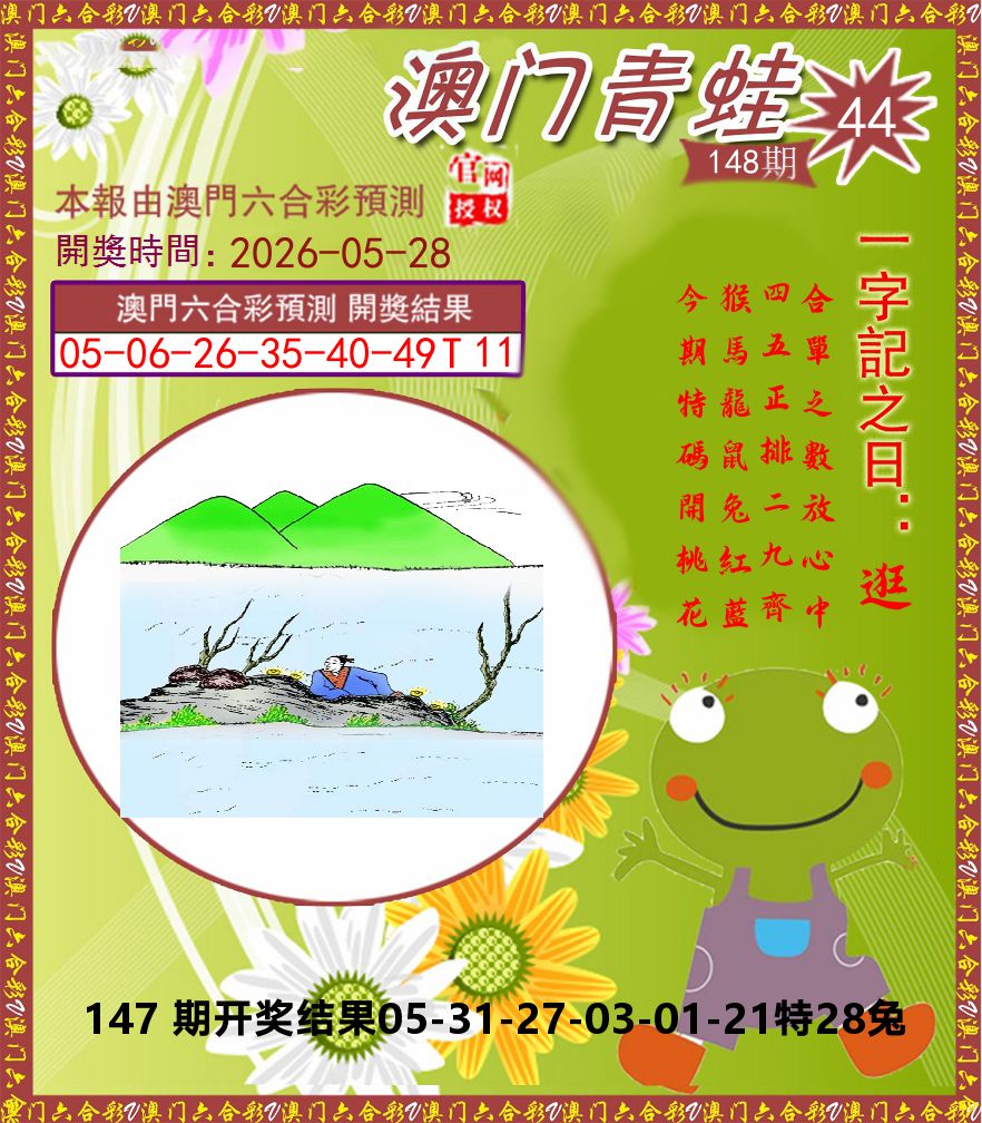 青蛙系列44 第148期