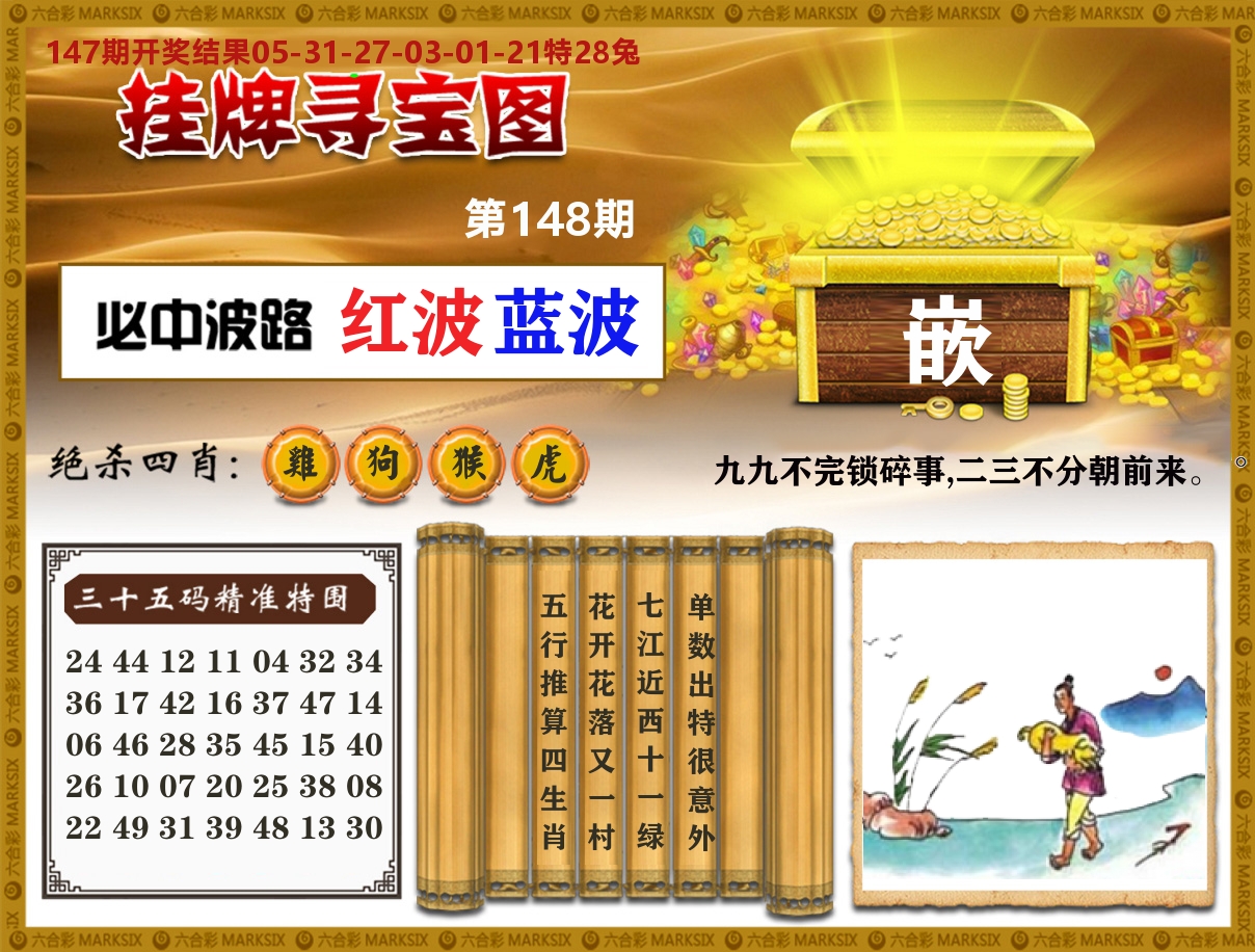 澳门挂牌寻宝 第148期