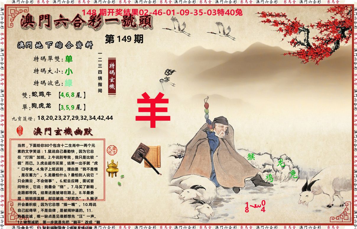 一号头 第149期