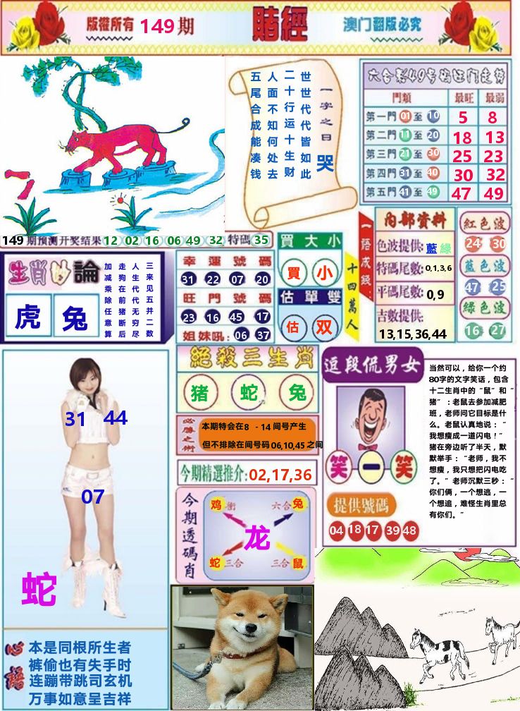 澳门赌经 第149期