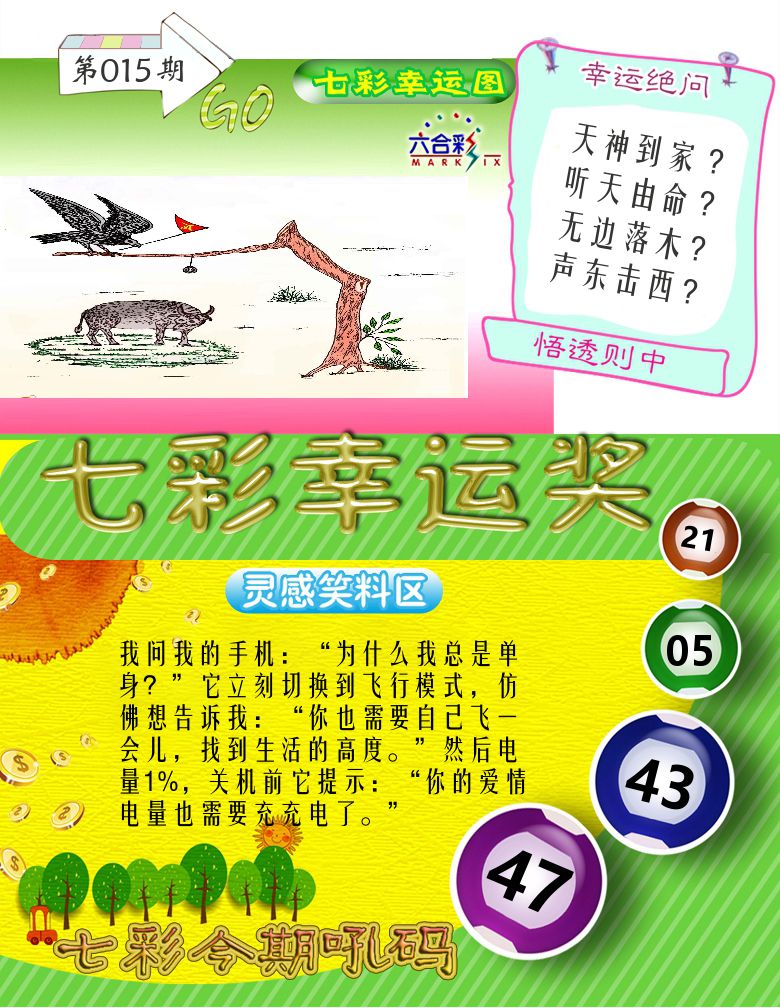 七彩幸运奖 第15期