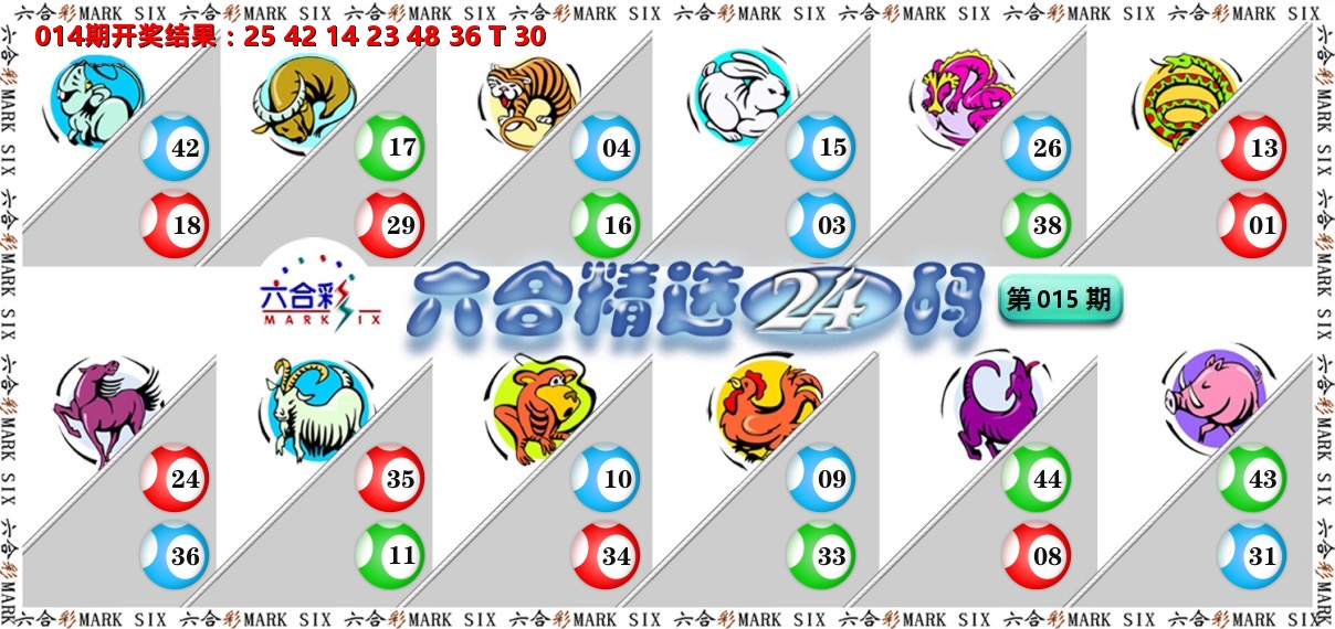 六合精选24码 第15期