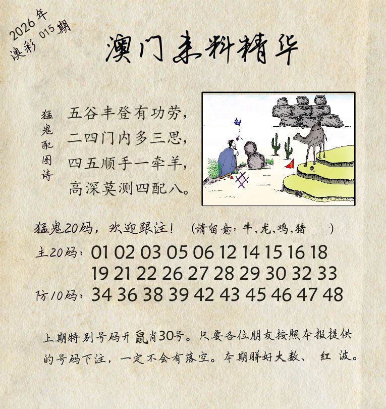 精华来料 第15期