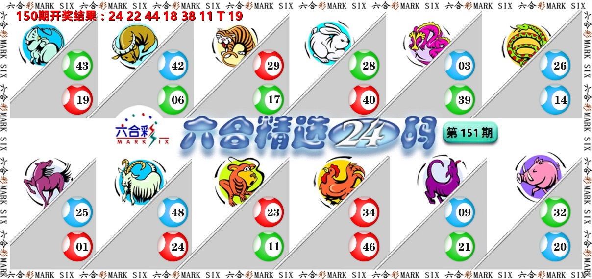 六合精选24码 第151期