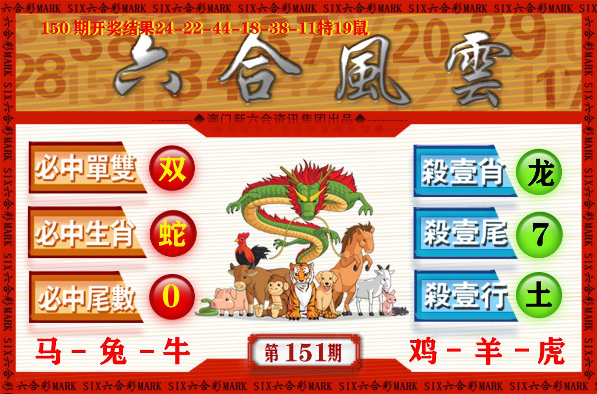 六合风云 第151期