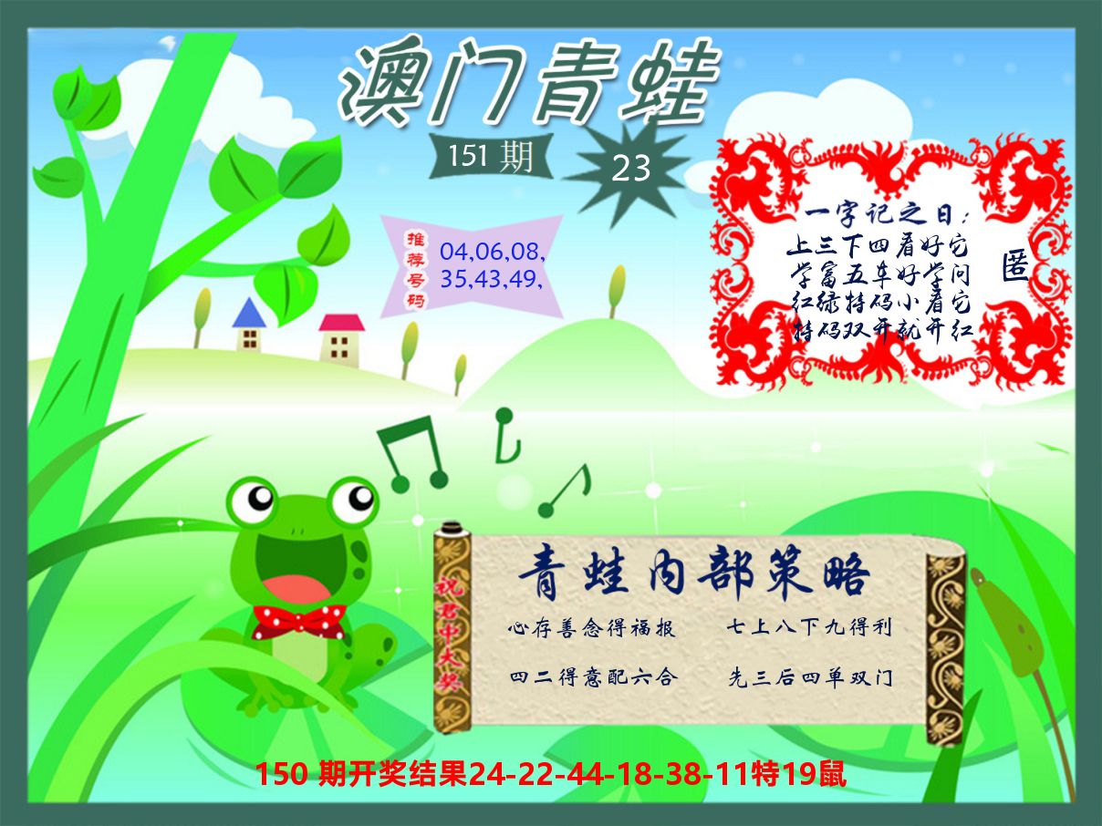 青蛙系列23 第151期
