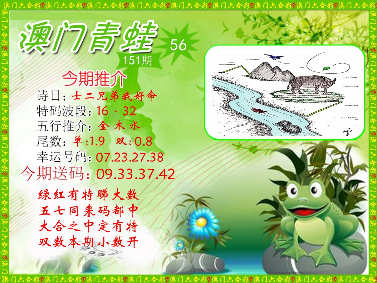 青蛙系列56 第151期