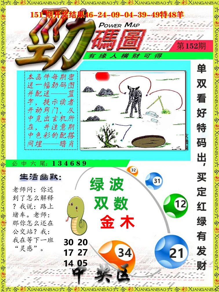 劲码图 第152期