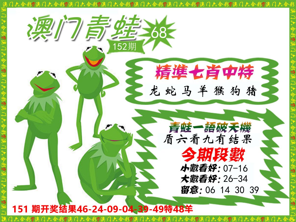 青蛙系列68 第152期