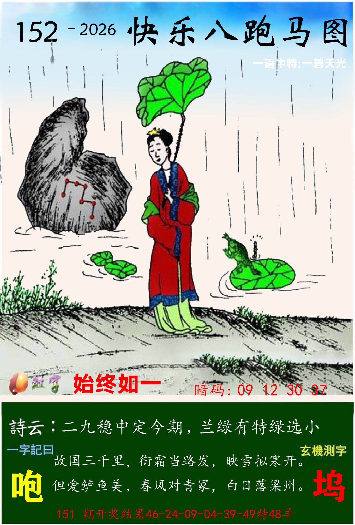 澳门跑马 第152期