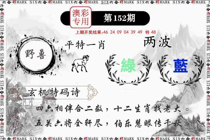 澳门专用 第152期