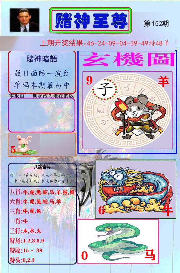 赌神至尊 第152期