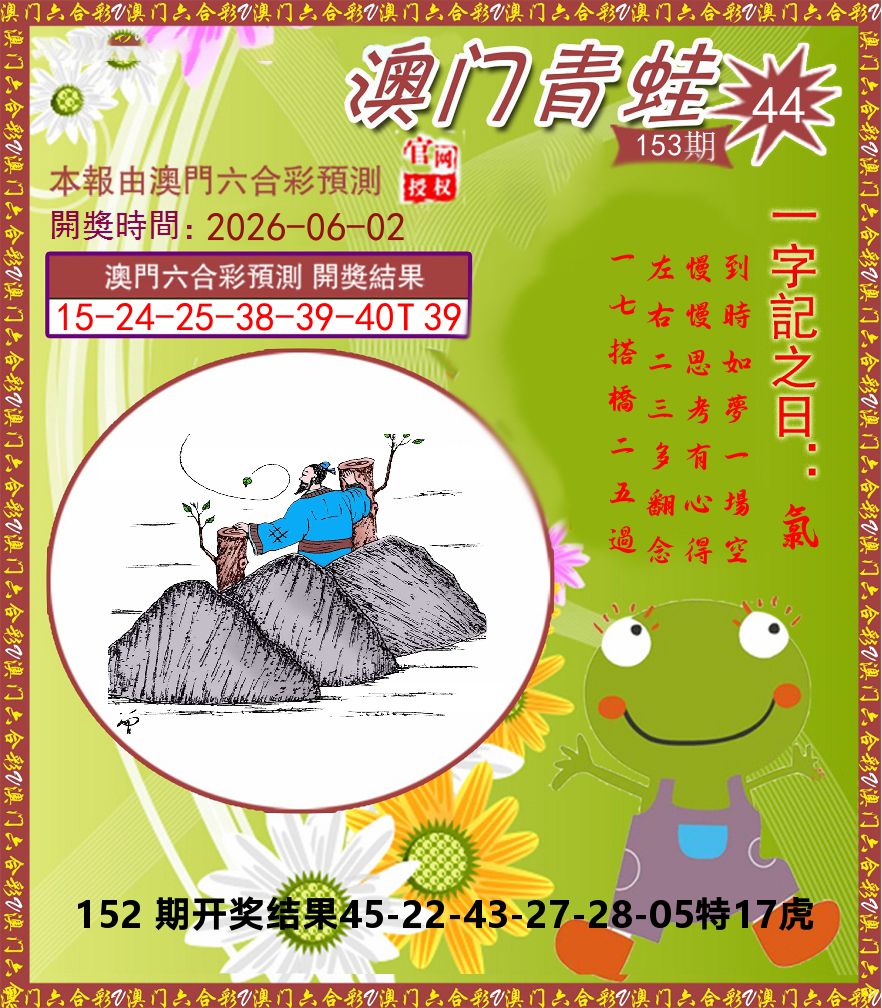 青蛙系列44 第153期