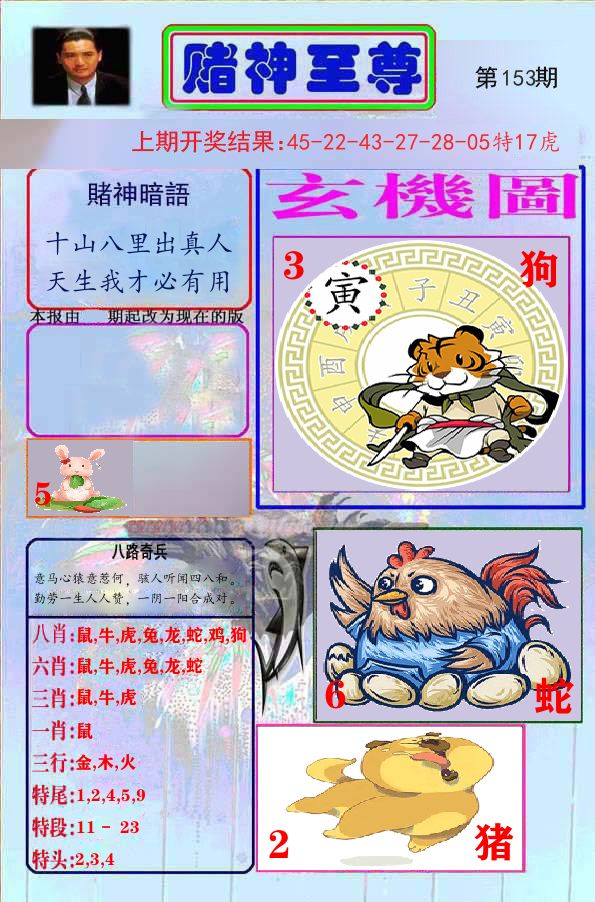 赌神至尊 第153期