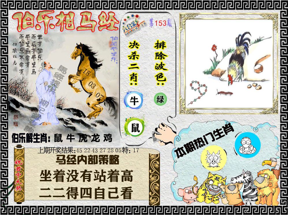 伯乐相马经 第153期
