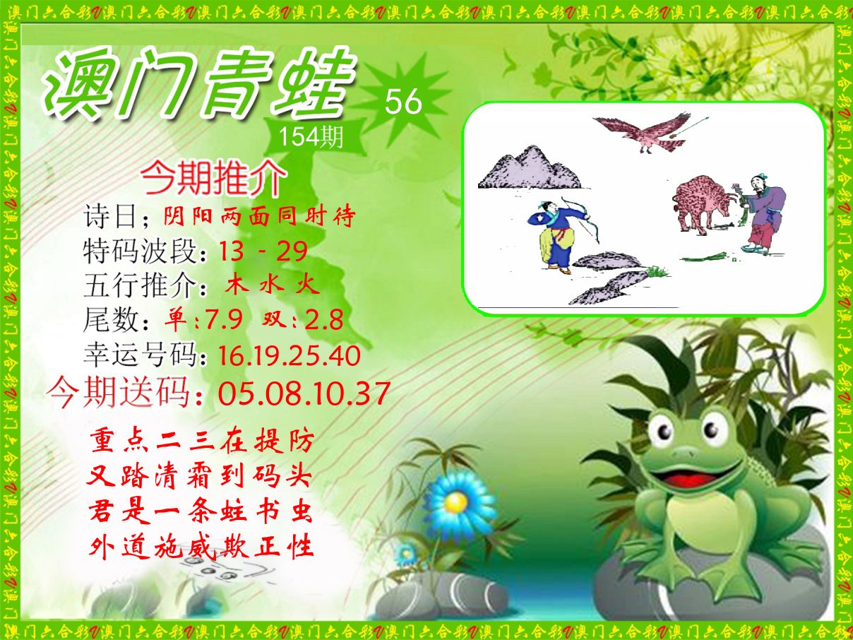 青蛙系列56 第154期