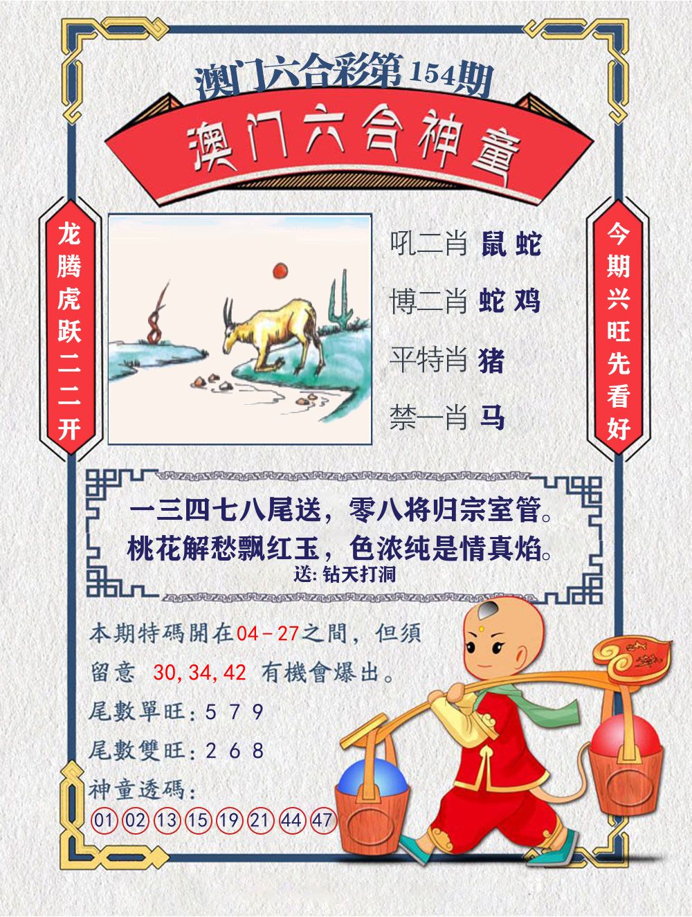 六合神童 第154期