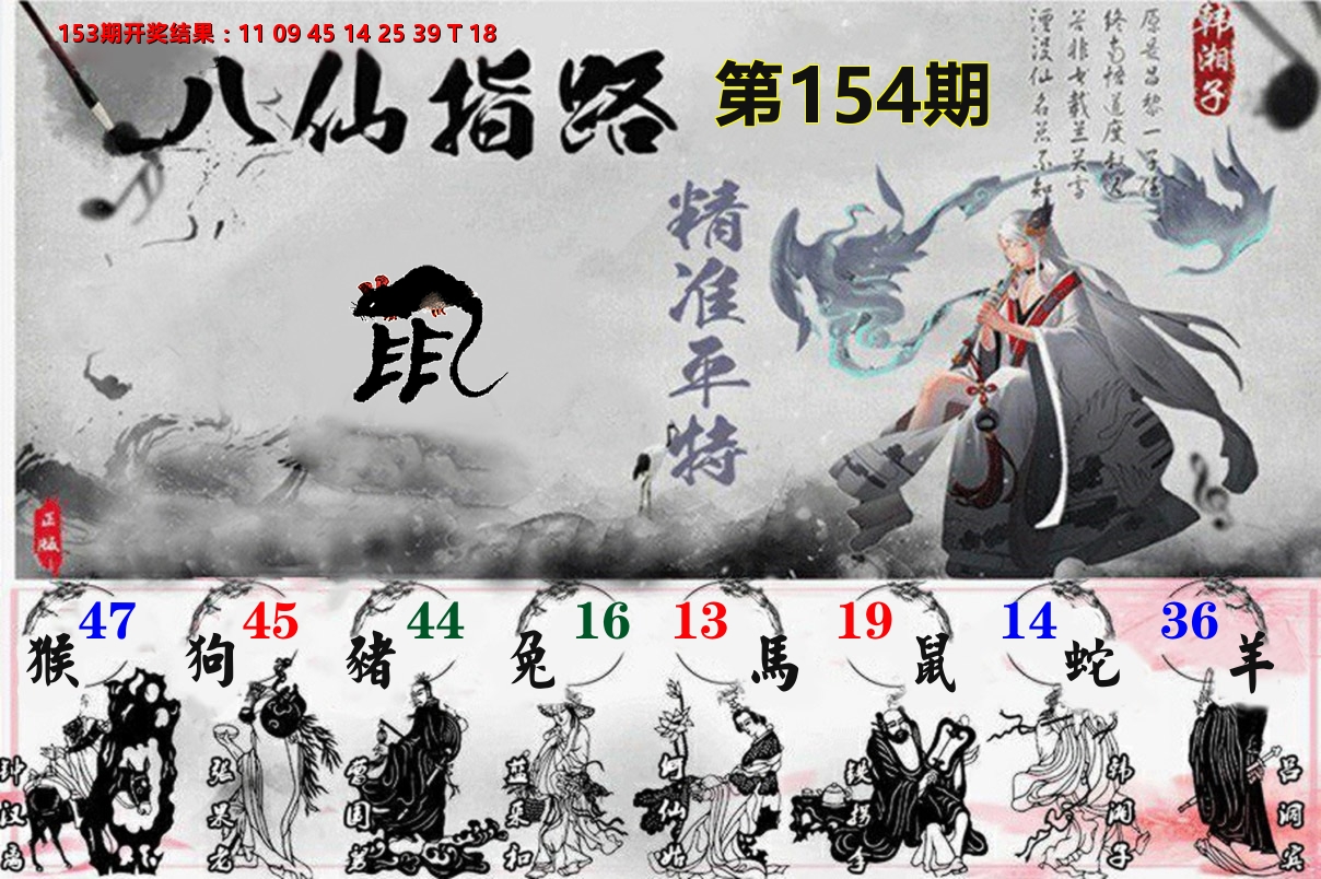 八仙指路 第154期