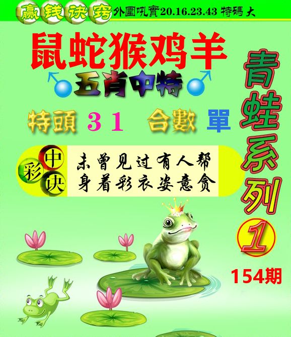 青蛙彩图 第154期