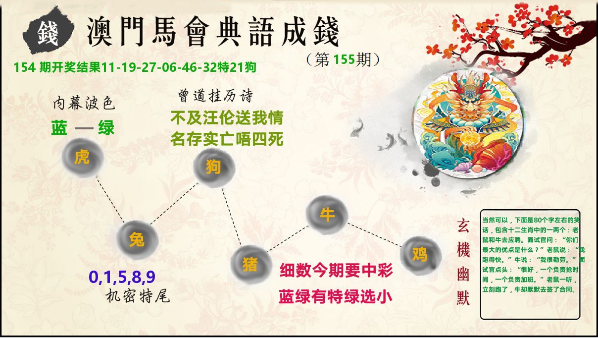 典语成钱 第155期