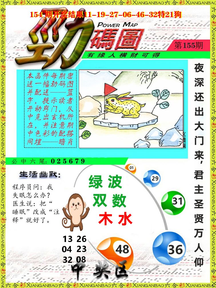 劲码图 第155期