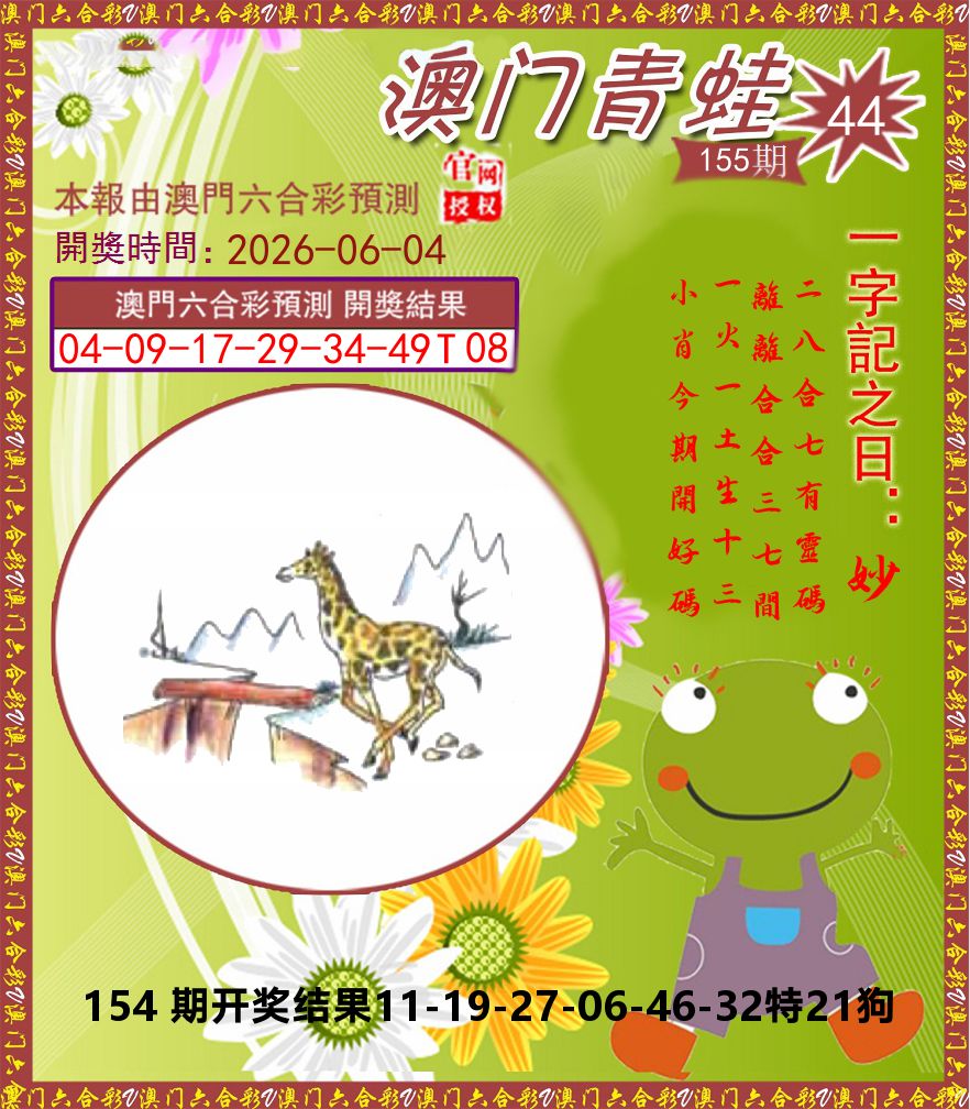 青蛙系列44 第155期