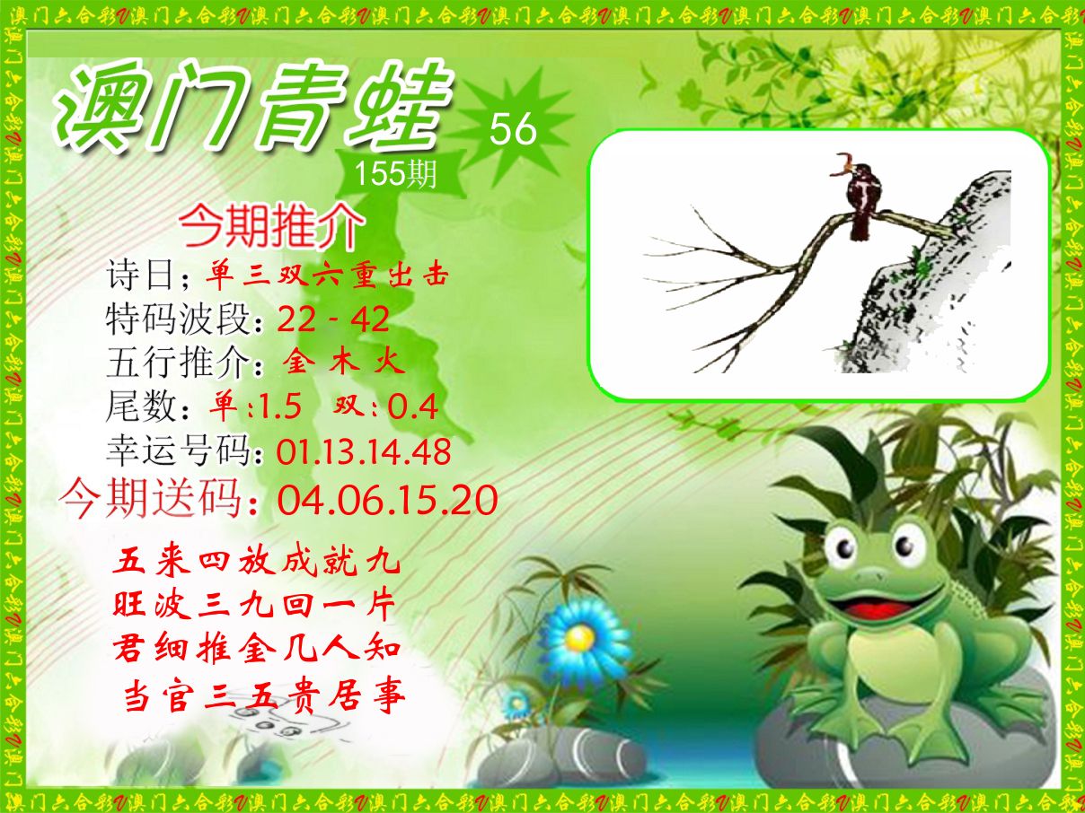 青蛙系列56 第155期