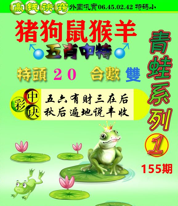 青蛙彩图 第155期