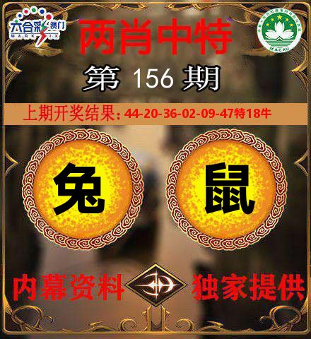 两肖中特 第156期