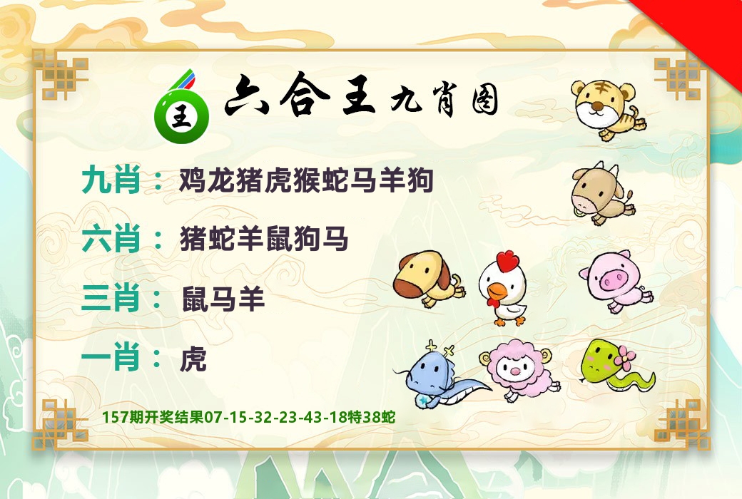 六合王九肖图 第158期
