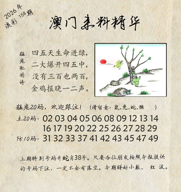 精华来料 第158期