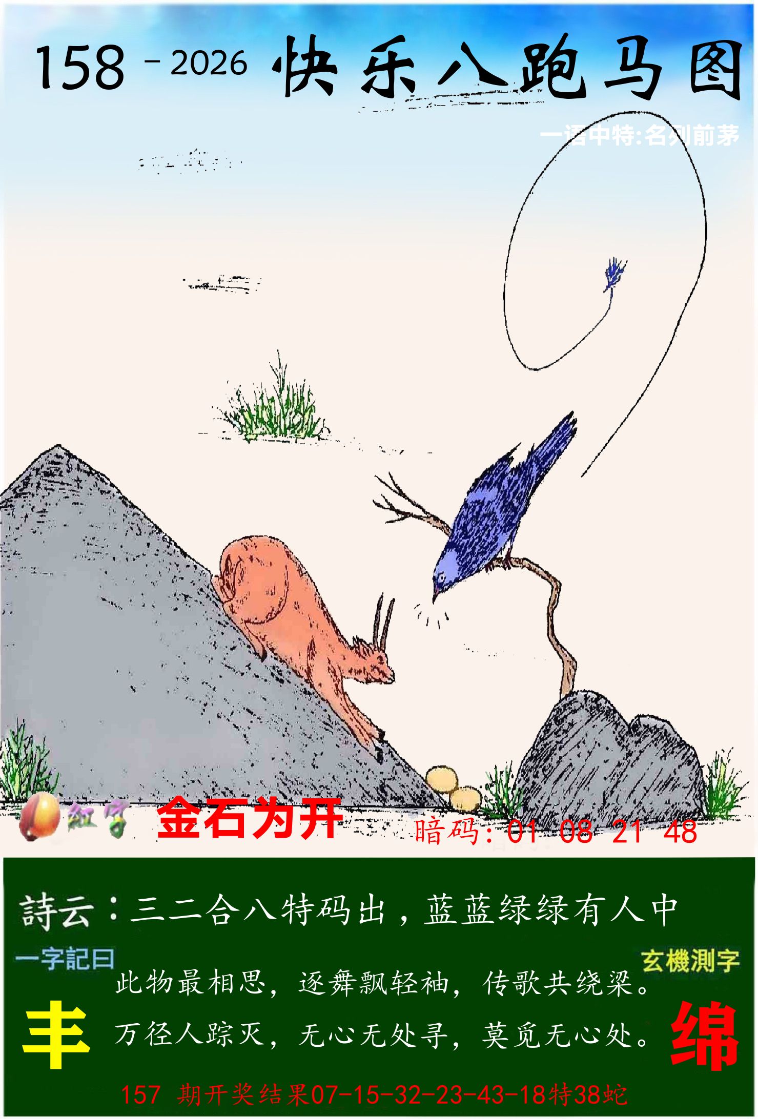 澳门跑马 第158期