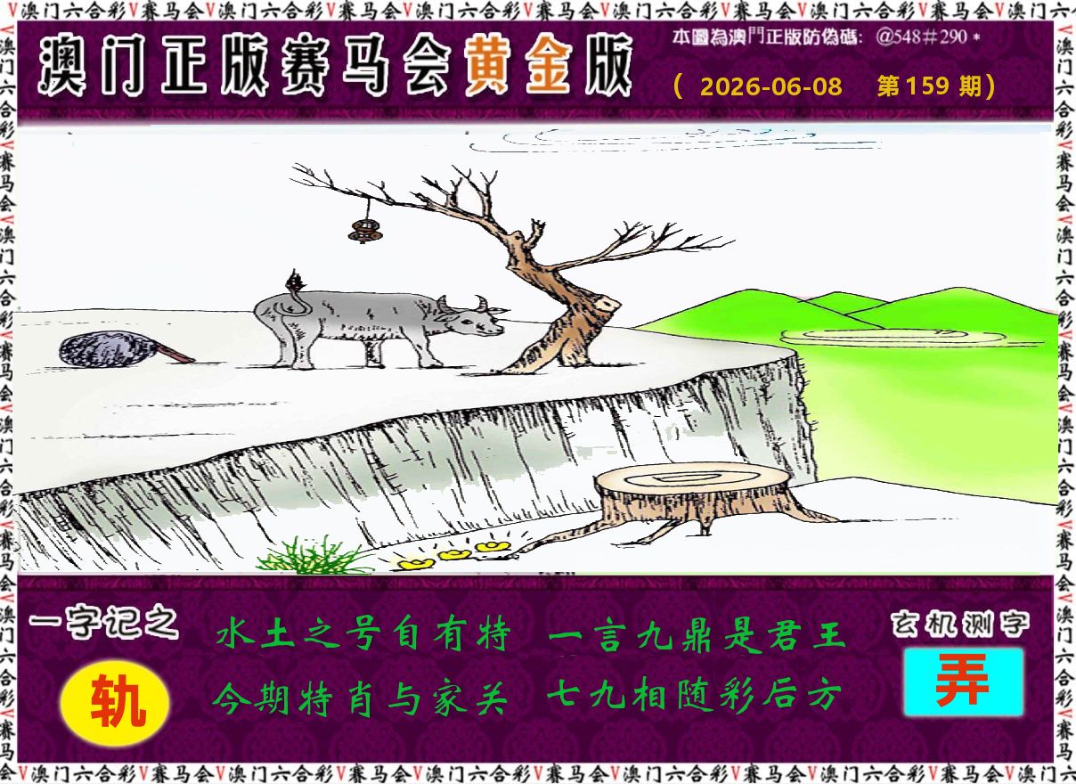 赛马会黄金版 第159期