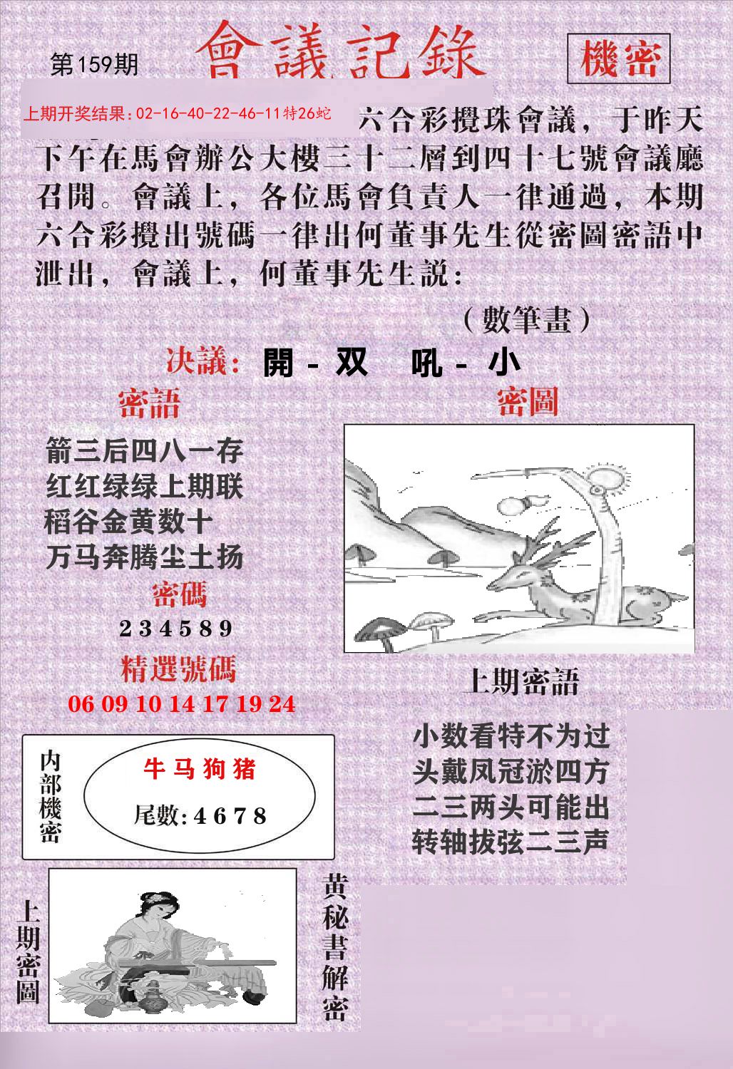 会议记录 第159期