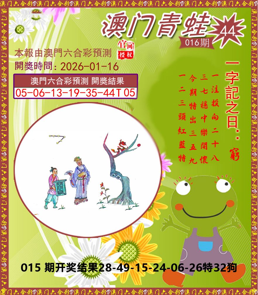 青蛙系列44 第16期