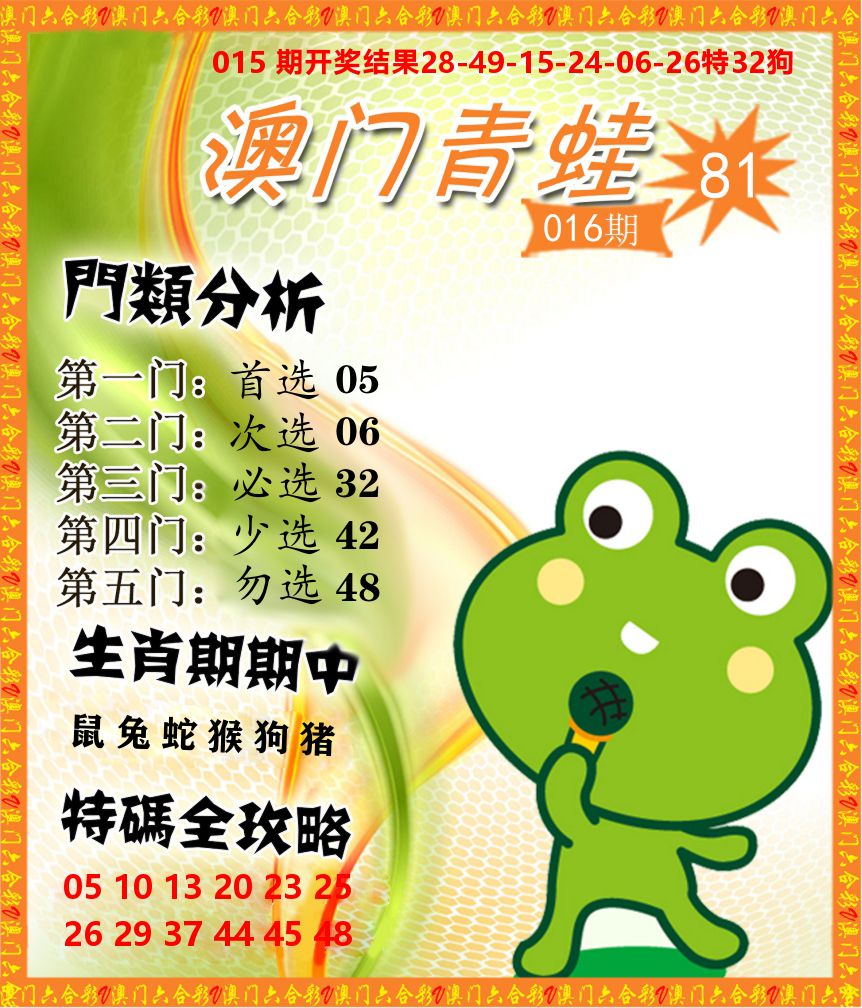 青蛙系列81 第16期