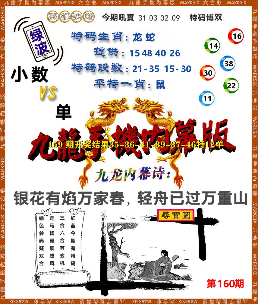 九龙手机内幕 第160期